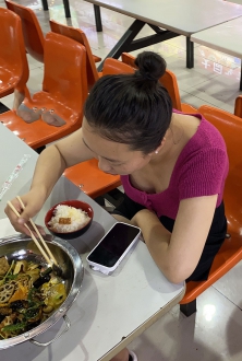 在公司的饭堂吃饭真香