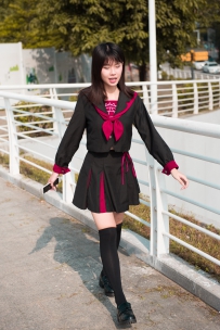 小透明DK模拍活力美术生JK美少女